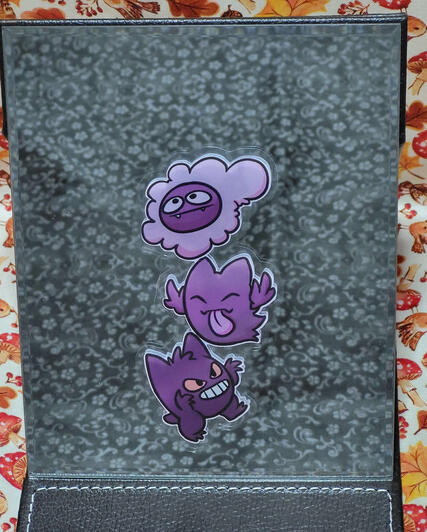 Gastly evolutions window cling