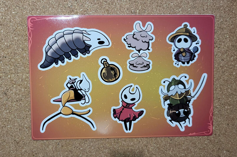 Silksong stickersheet